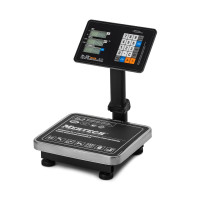 Торговые напольные весы M-ER 333 ACPU-60.20 с расч. стоимости LCD